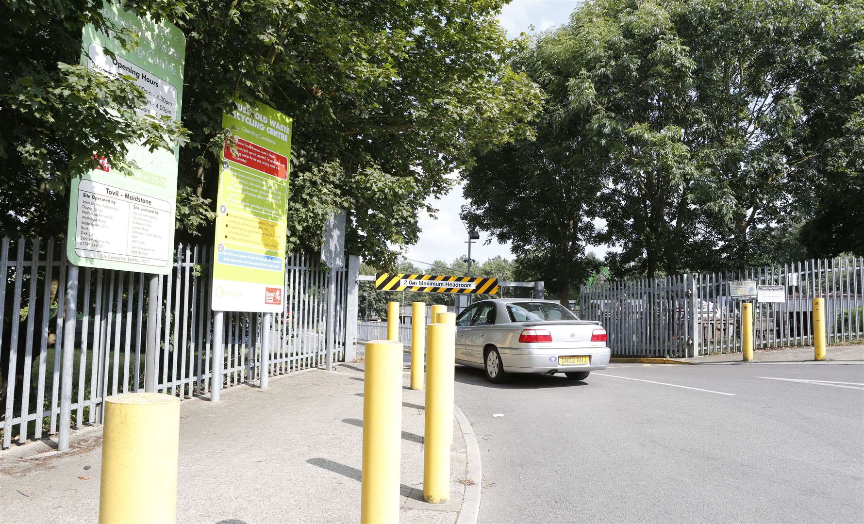 The Tovil recycling centre in Maidstone is one of the busiest in Kent but could permanently close