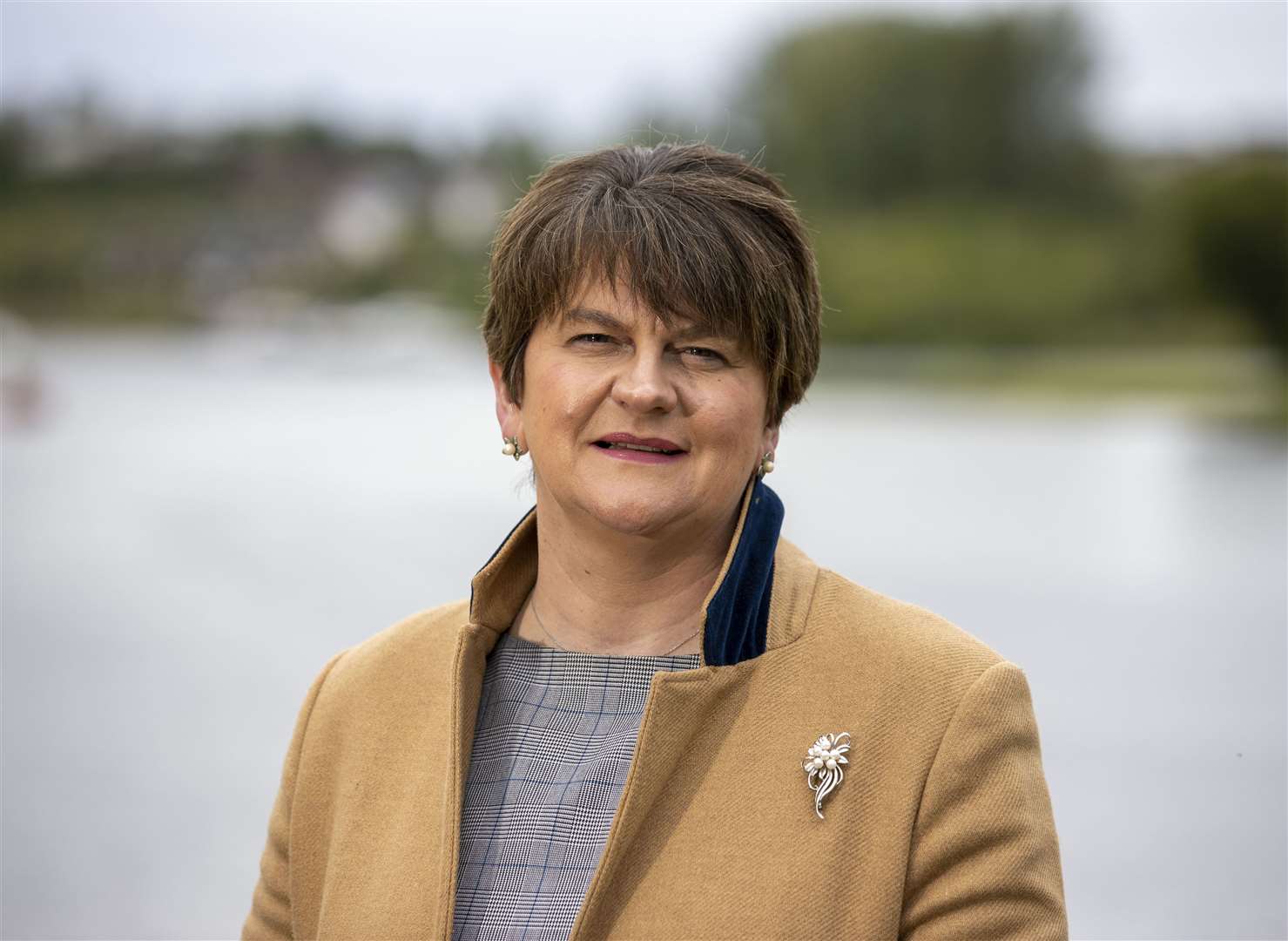 Arlene Foster, former leader of the DUP, was first minister during the pandemic (Liam McBurney/PA)