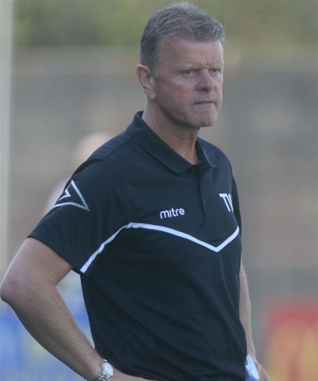 Ashford United boss Tommy Warrilow Picture: Chris Davey