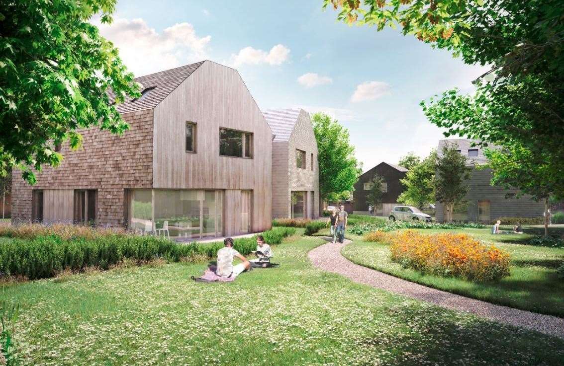 The houses have an "eco-conscious" design. Picture: Strutt and Parker