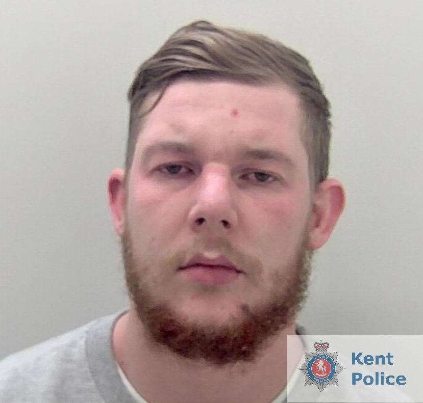 Grant Searle, of no fixed address, has been jailed. Picture: Kent Police