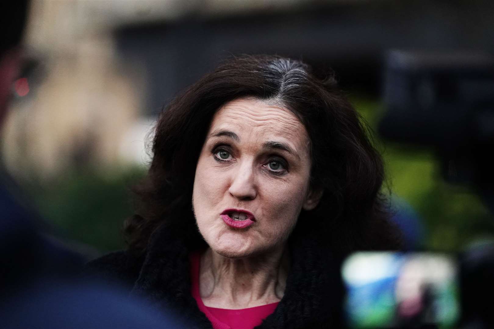 Former cabinet minister Theresa Villiers said her Chipping Barnet constituents ‘feel badly let down’ by the votes at the UN (Jordan Pettitt/PA)
