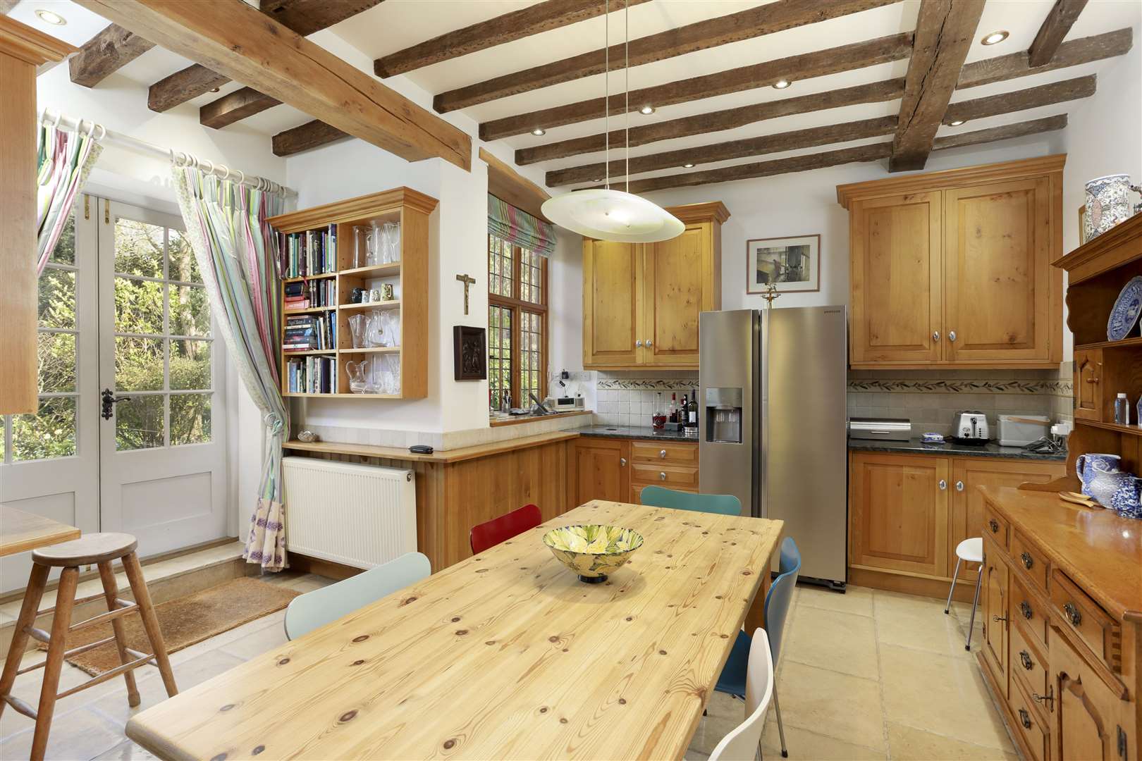The restored kitchen in Watergate House in Fordwich. Picture: Strutt & Parker. (6161742)