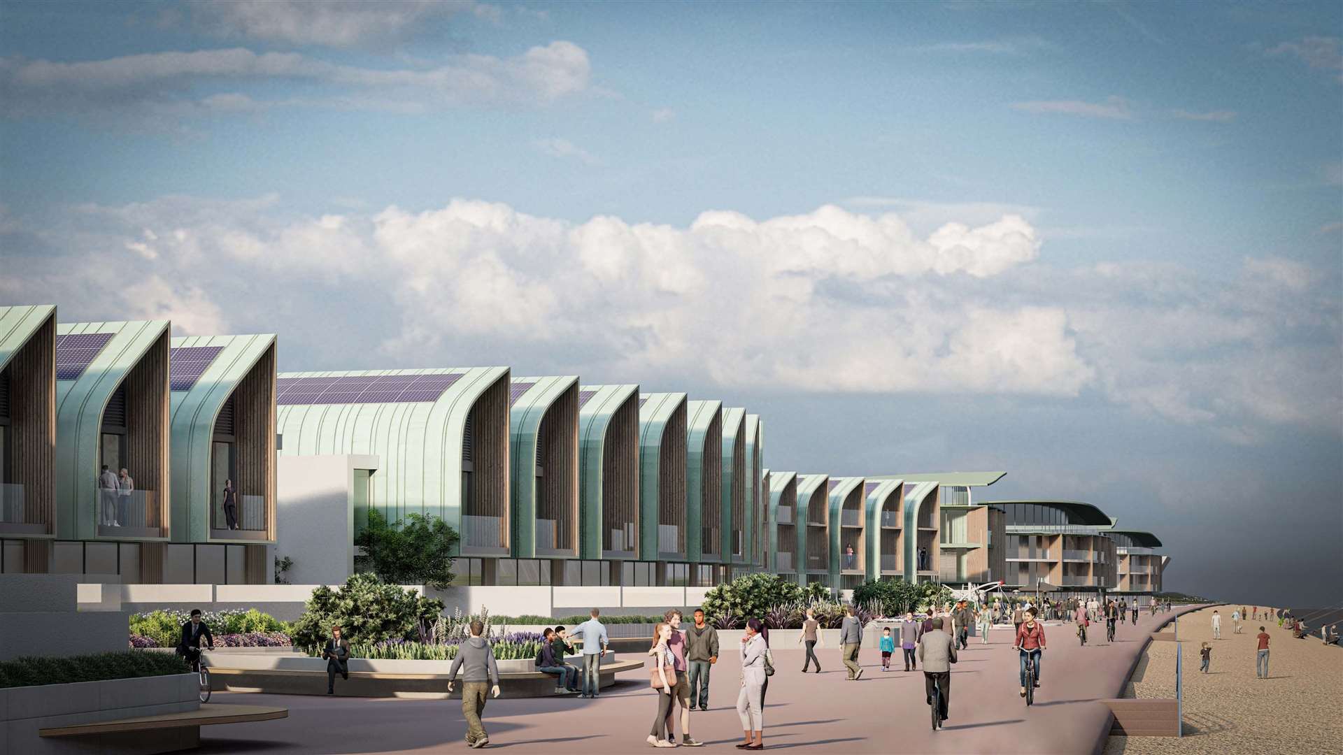 An artist’s impression showing how the now-axed Princes Parade project could have looked