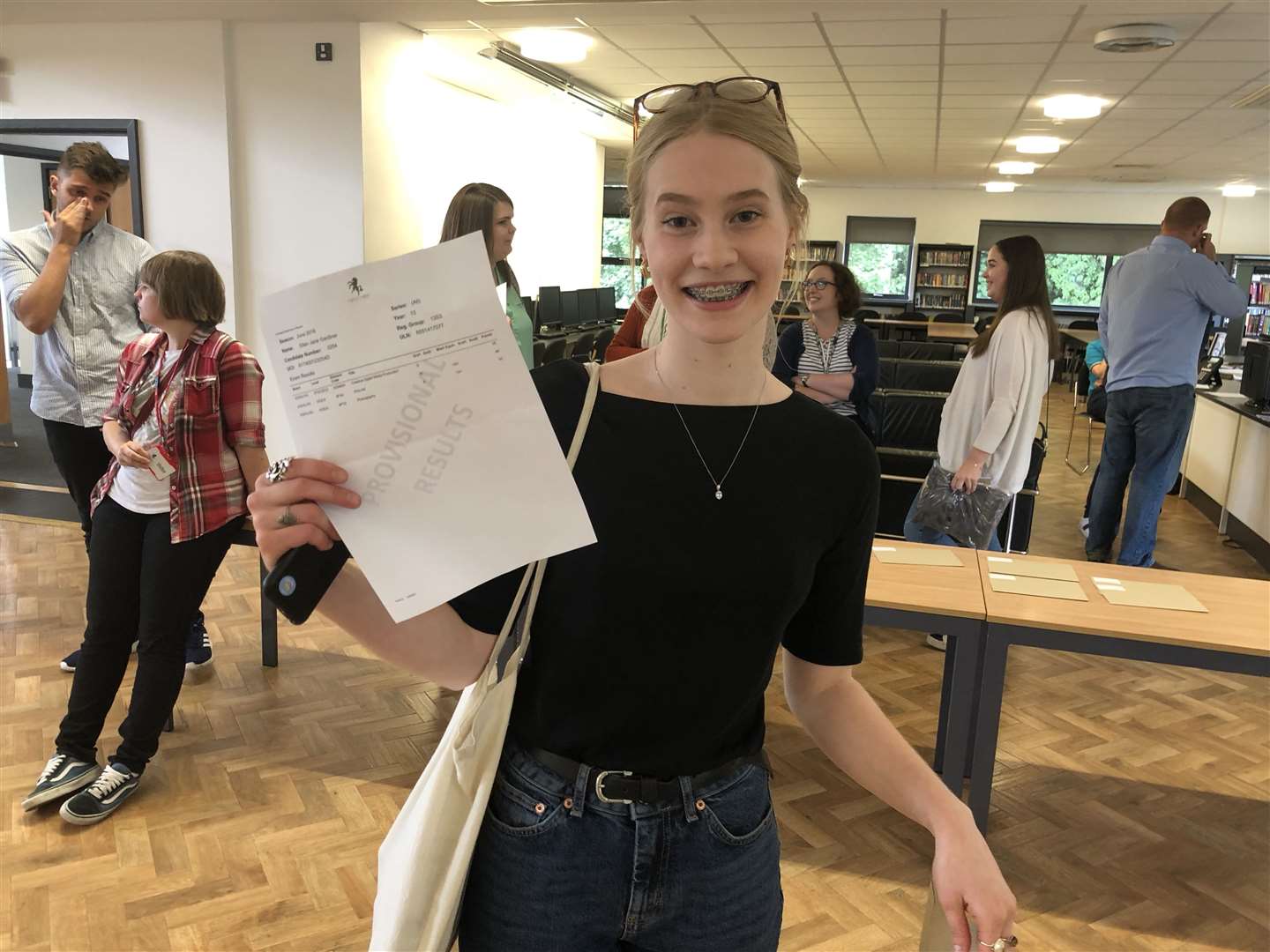 Ellen Gardiner from Valley Park School is off to The University of Edinburgh with her A-level results (15287016)