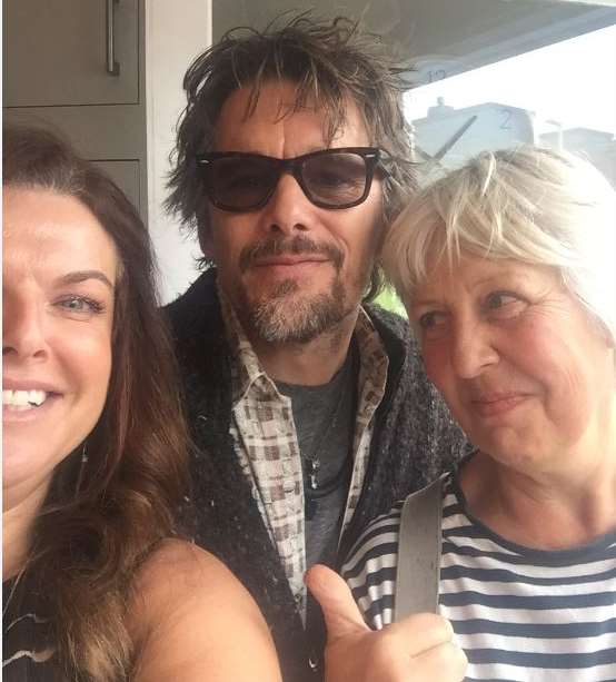 Lisa and Jilly with Ethan Hawke