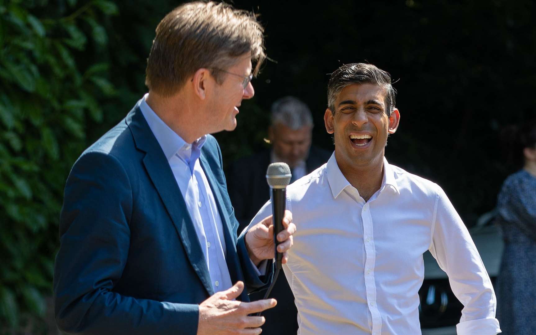 Rishi Sunak introduced to crowd at the Constitutional Club in Tunbridge Wells. Picture: Simon Walker
