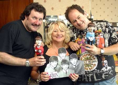 Beatles Day organisers L to r; Steve Holmes, Gloria Walmsley and Rob Bachelor.