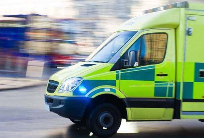 An ambulance was sent to the scene. Stock picture