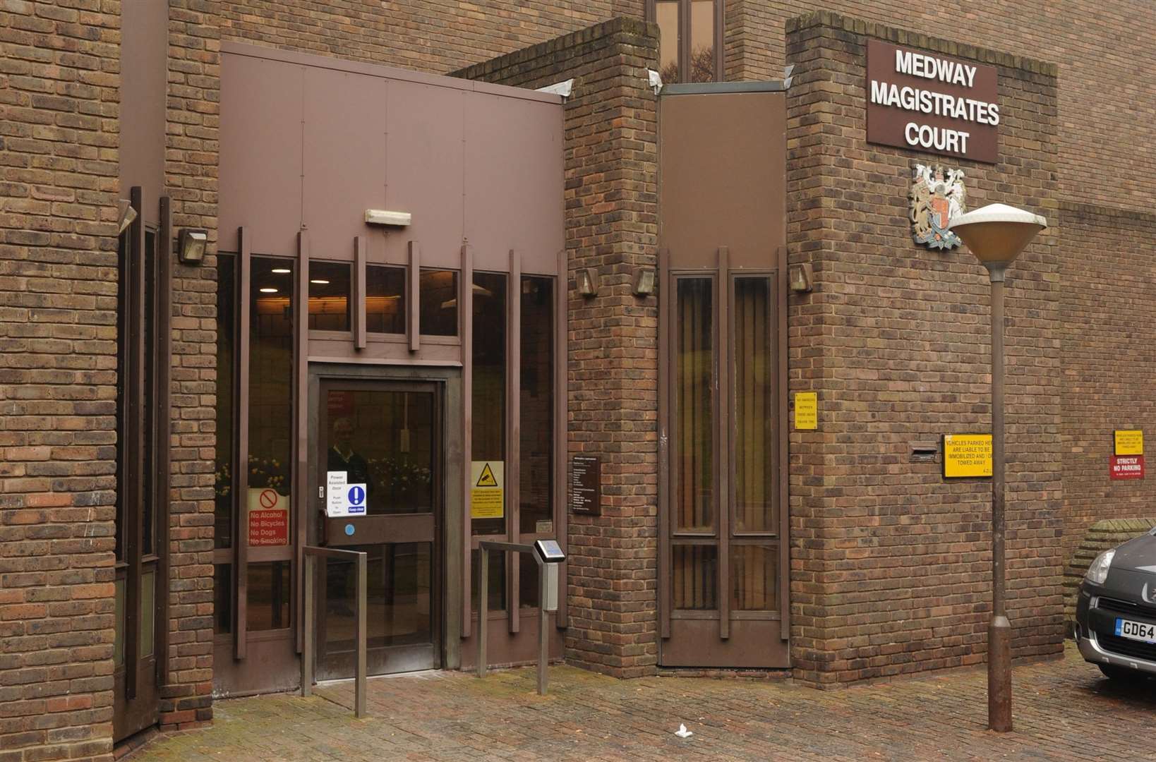 Robinson appeared at Medway Magistrates Court