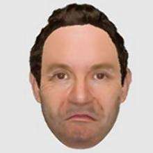 Efit of man who grabbed woman in Brenchley Close, Ashford