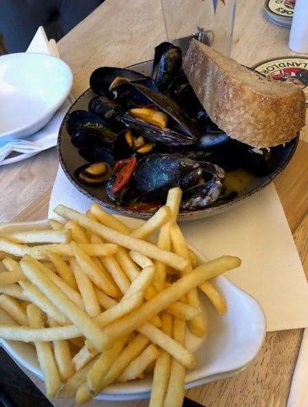The Secret Drinker enjoyed mussels and fries on his visit