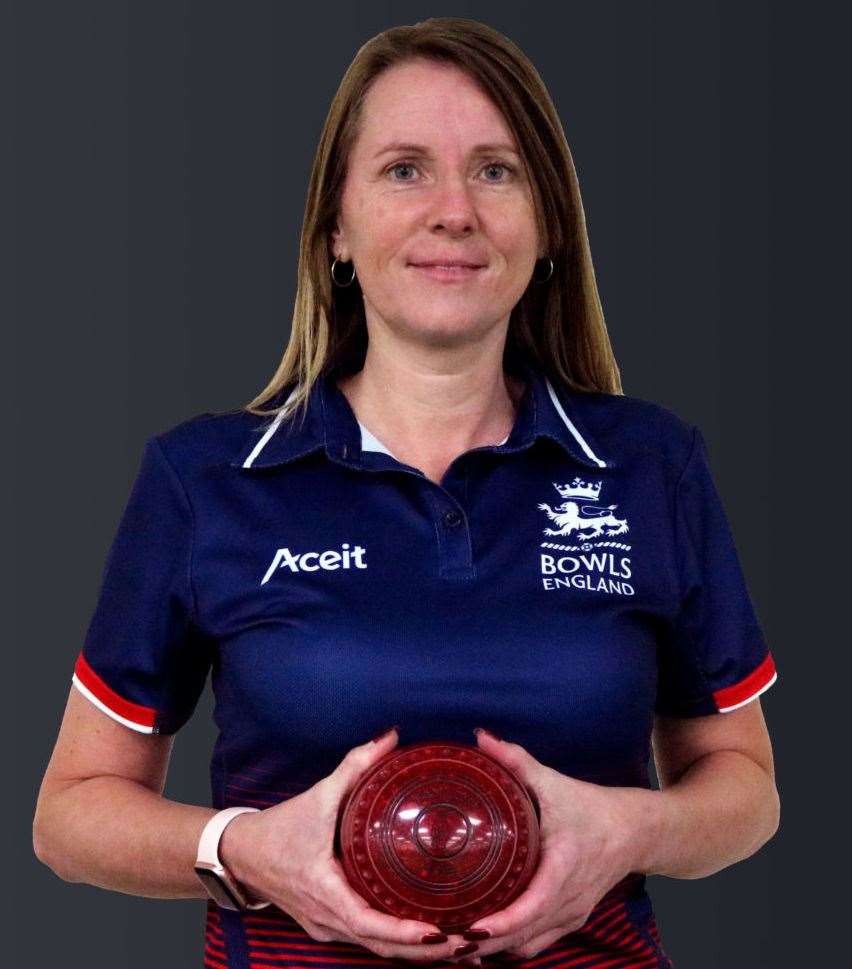 Dartford's Michelle White is in Commonwealth Games action this summer. Picture: Bowls England