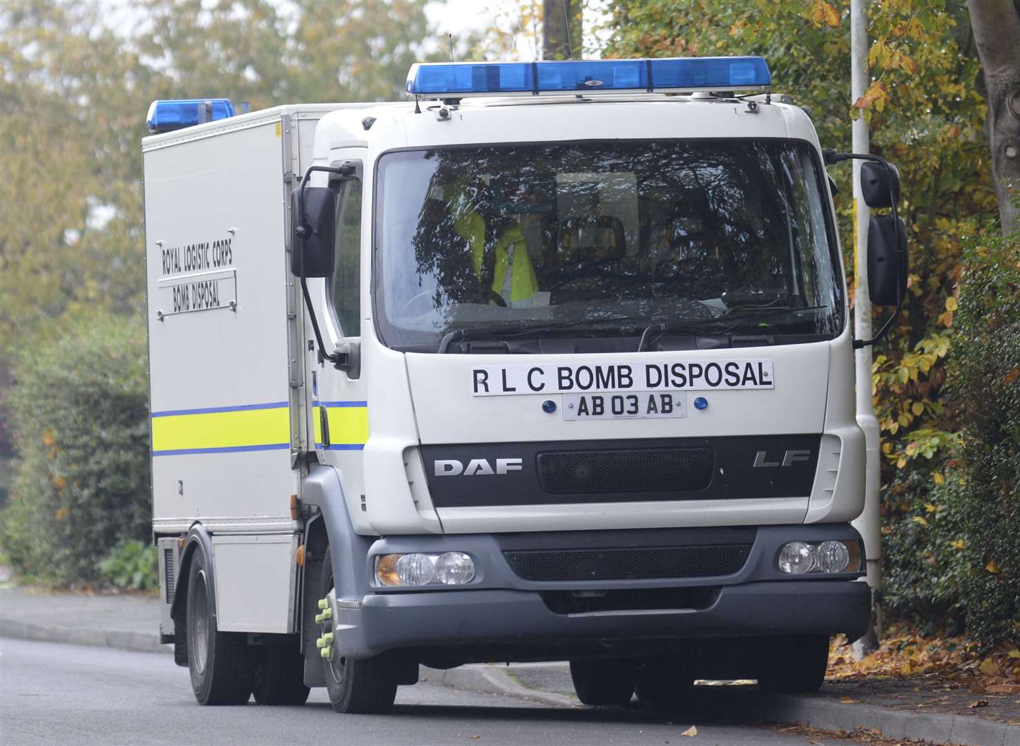 A bomb disposal car was called to Hever. Picture: Stock