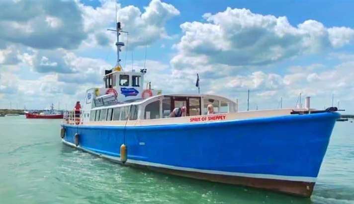 The former Spirit of Sheppey, which sailed from Queensborough to Southend up until 2020. Picture: Island Cruises