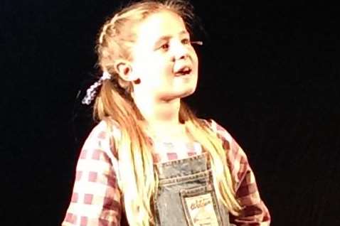 Tegan Godfrey, 11, from Chatham, plays Dorothy