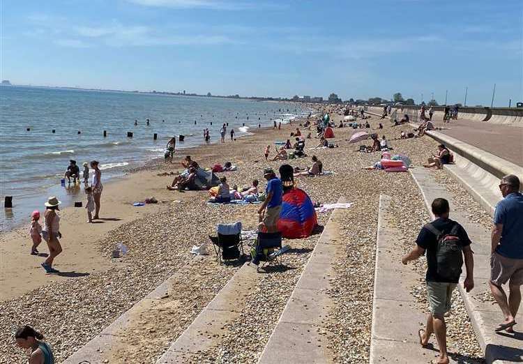 Dymchurch beach is a great place to take the family during the summer. Picture: Barry Goodwin
