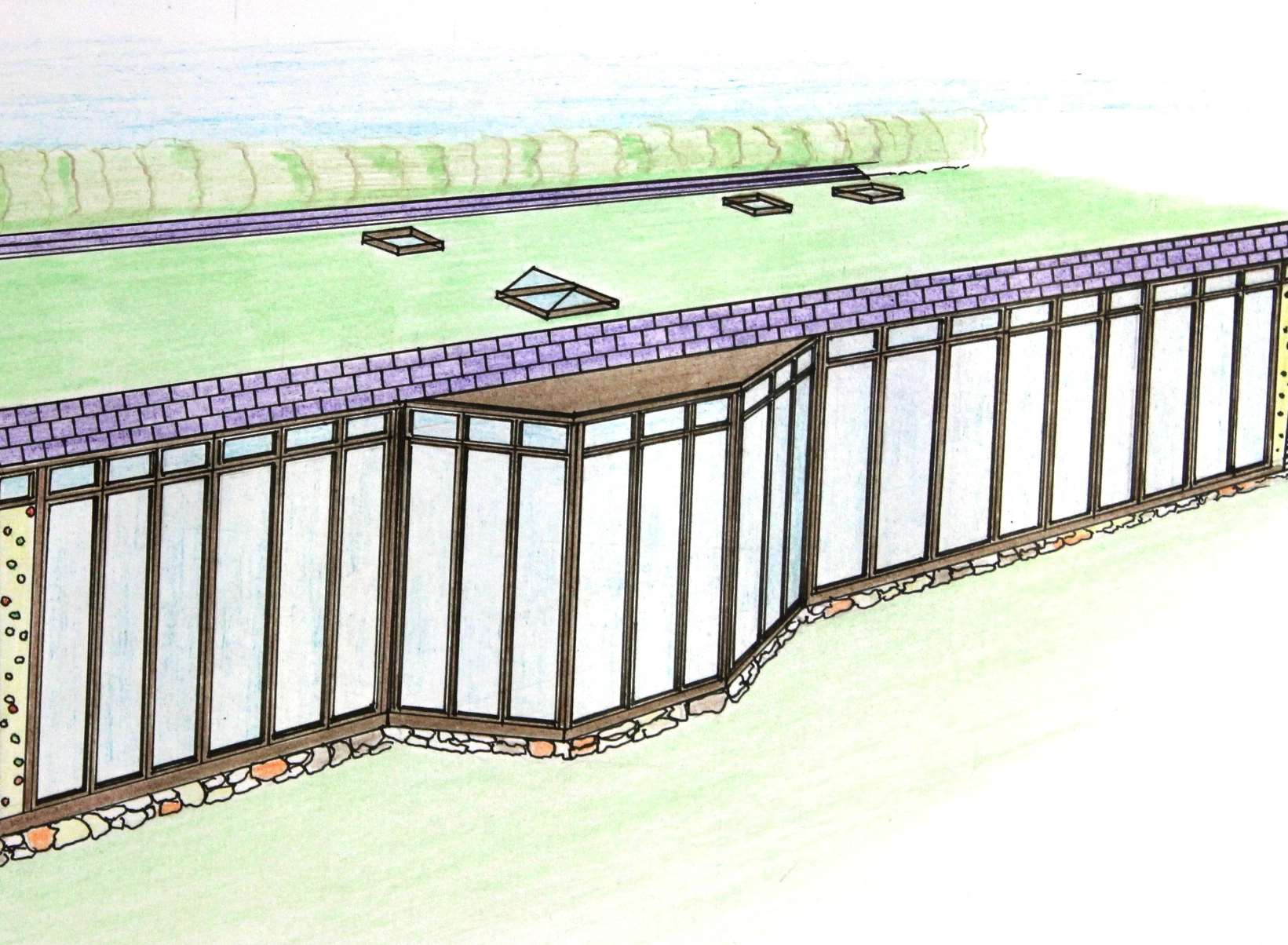 Sav's artist's impression of what the house will look like when finished