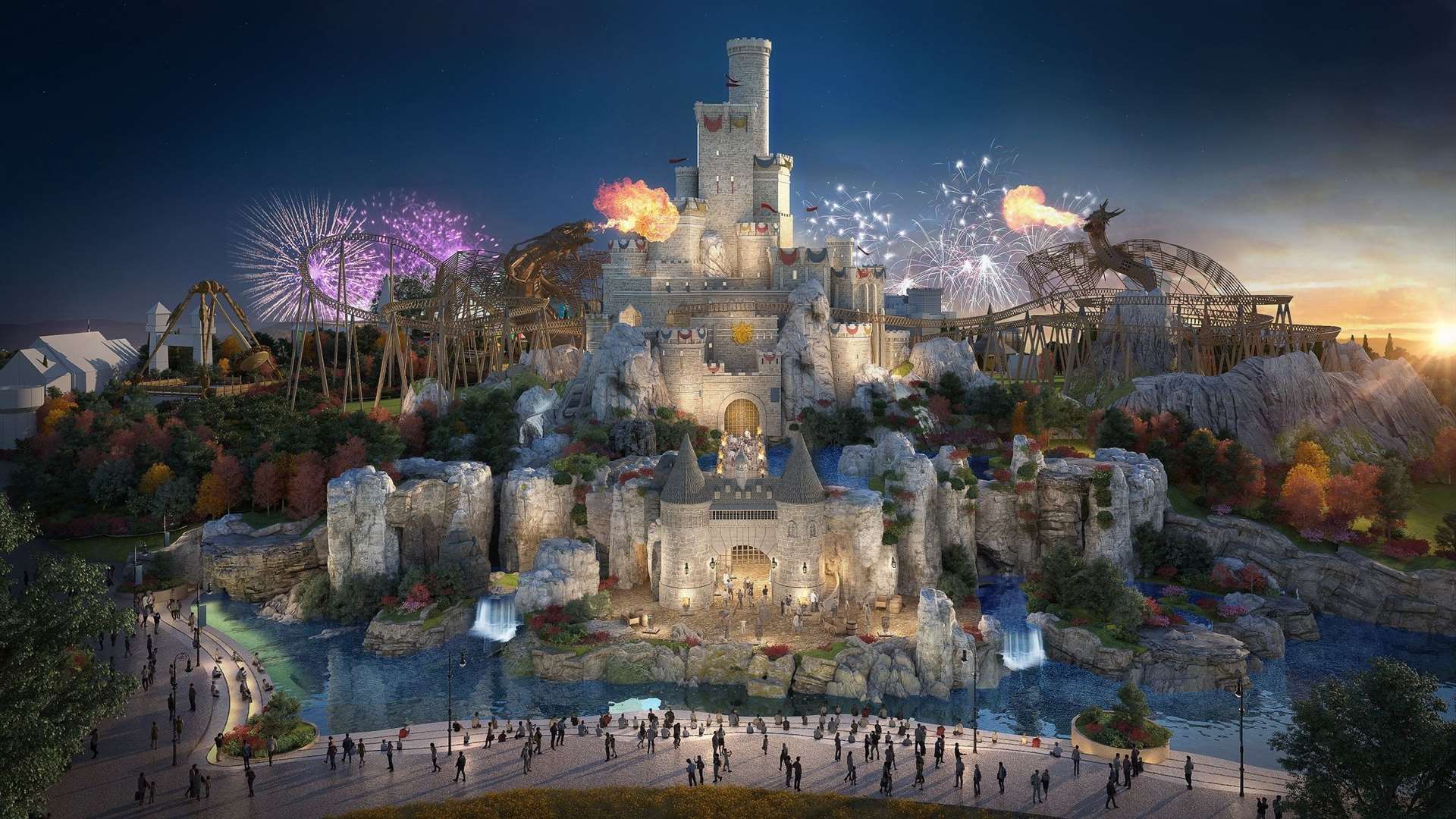 The £5 billion London Resort is hoping to open its first park in 2024. Picture: LRHC