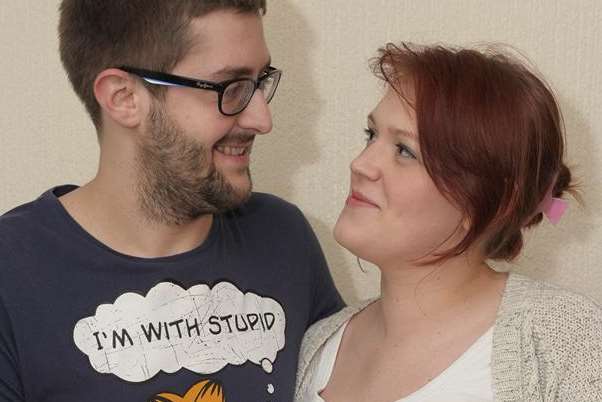 Medway couple Tom Dennis and Terri Kilcourse are expecting a baby in June