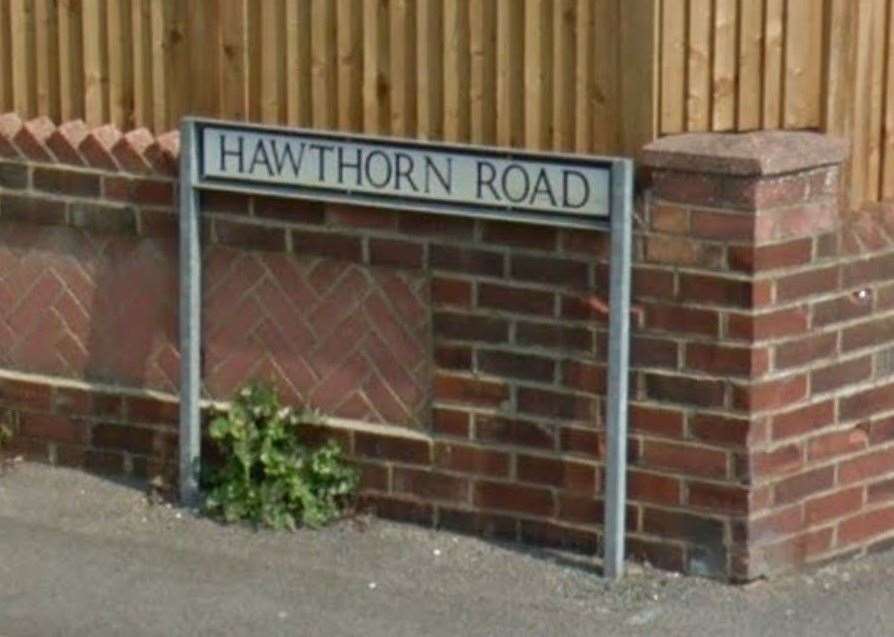 It happened in Hawthorn Road, Strood. Picture: Google Streetview