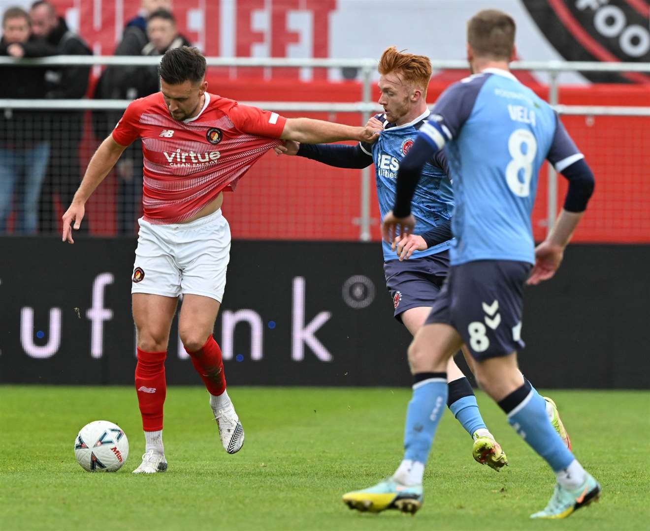 Luke O'Neill says Ebbsfleet are starting to hit their stride again. Picture: Keith Gillard