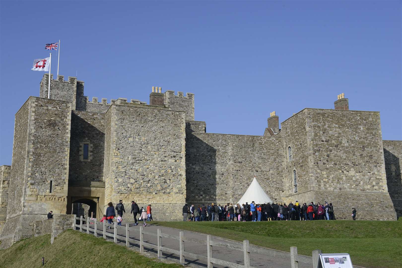 Dover Castle: Stock image
