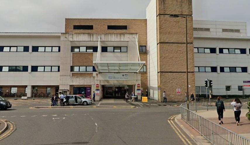 He is being treated at The Royal Infirmary of Edinburgh hospital. Picture: Google Maps