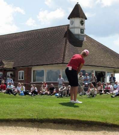 Action from this year's Ladies English Open at Chart Hills