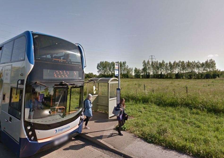 The incident happened in Herne Bay Road, Sturry. Pic: Google Street View
