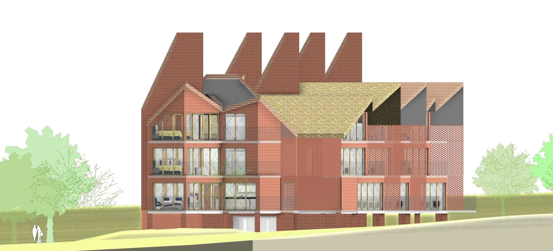 The proposals would see four homes built on land in Chislet, Canterbury