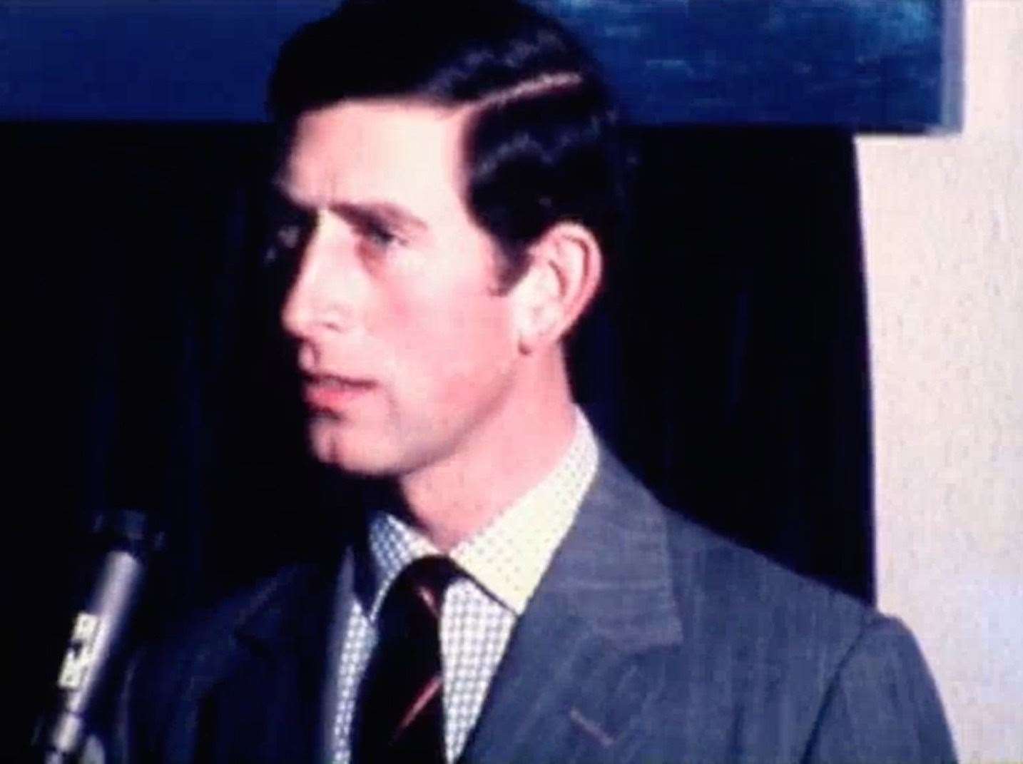 Prince Charles visited Dover's coastguard station four decades ago.Picture: Dover Museum