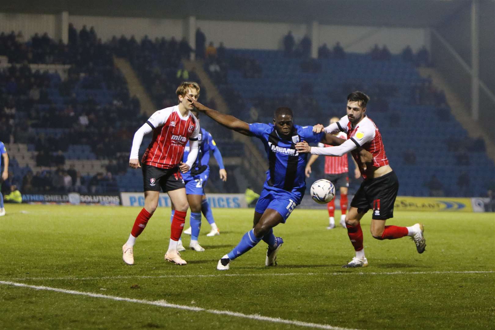 Gillingham were beaten 2-0 at home by Cheltenham Town on Tuesday. Picture: Andy Jones