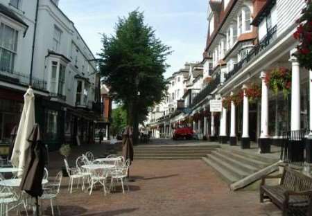 THE PANTILES: popular with both local shoppers and tourists