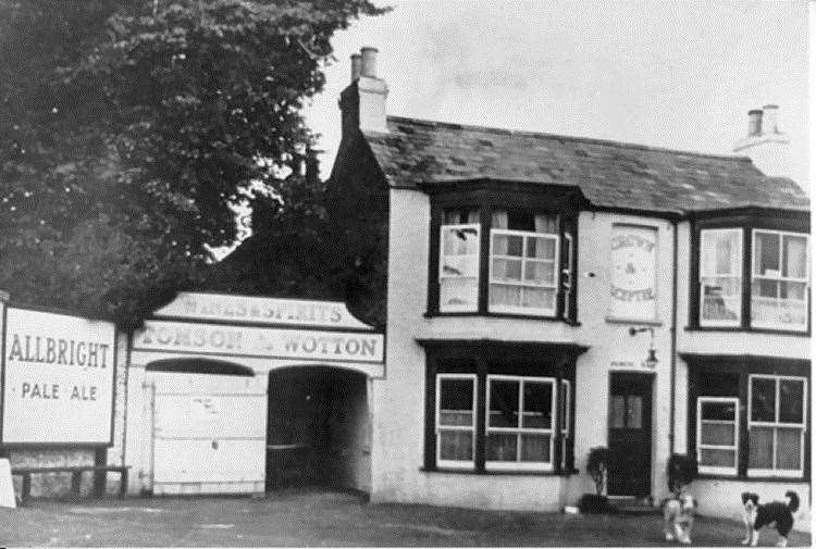 The pub pictured in the 1930s when it was called the Crown and Sceptre. Picture: Michael Mirams / dover-kent.com