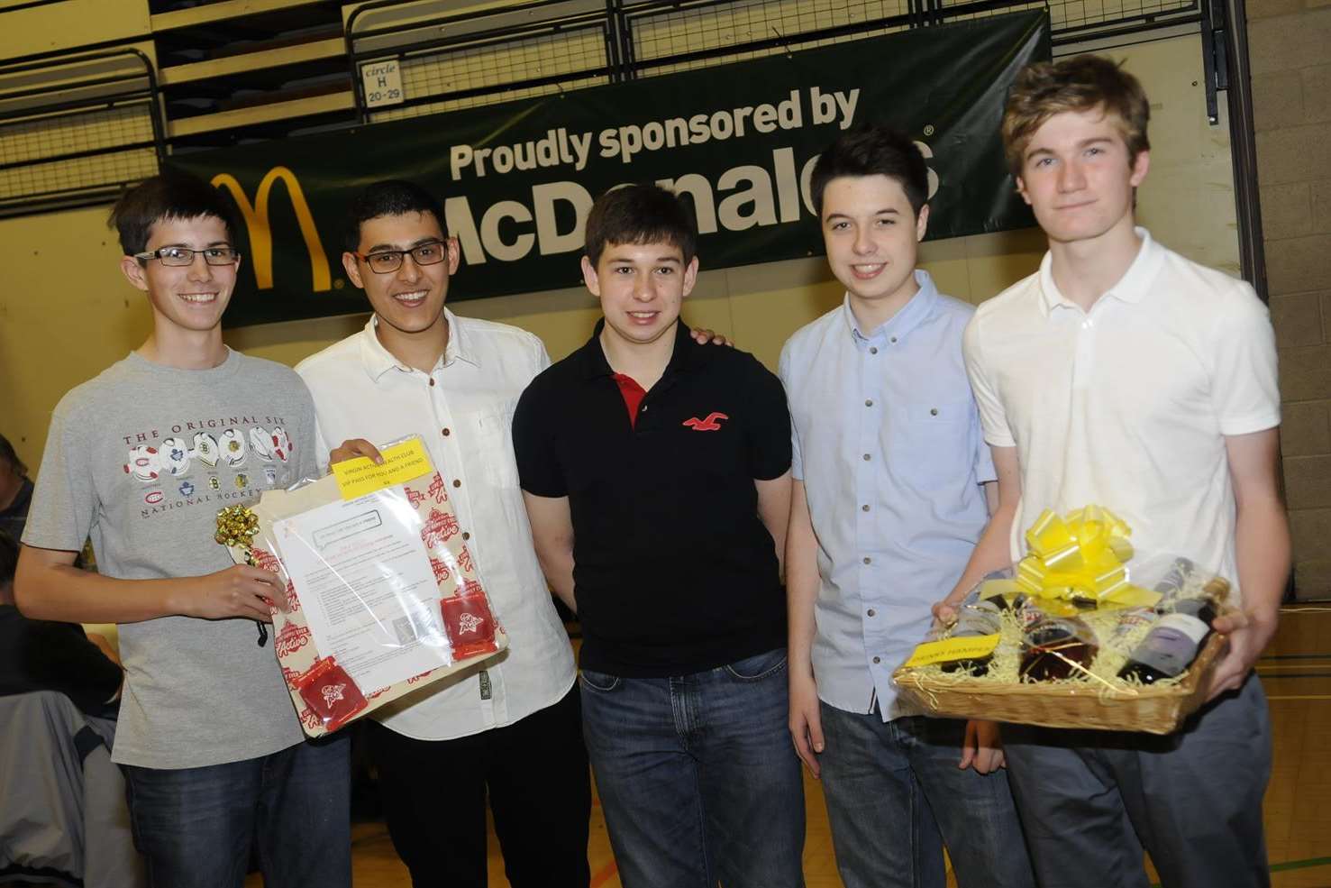 Volunteers from Medway Maths school helped out at the Maidstone heat of the KM Big Charity Quiz