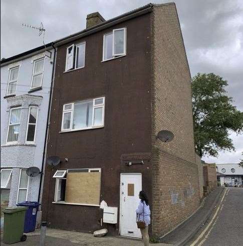 The property in Delamark Road, Sheerness, with plans for it to be converted into a children's home. Picture: Swale Borough Council