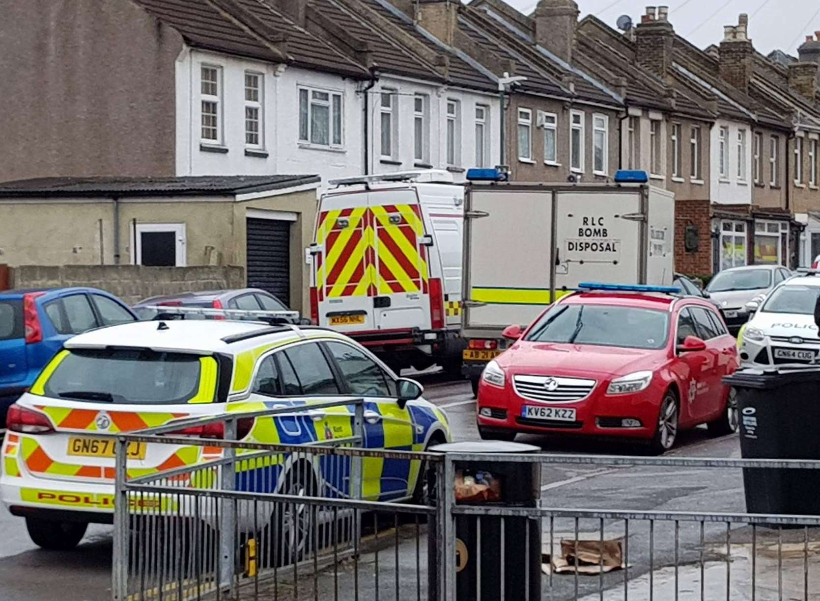 Emergency services at the scene. Picture: Dartford Gossip Facebook page.