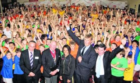 Dame Kelly Holmes launches the Kent School Games 2010