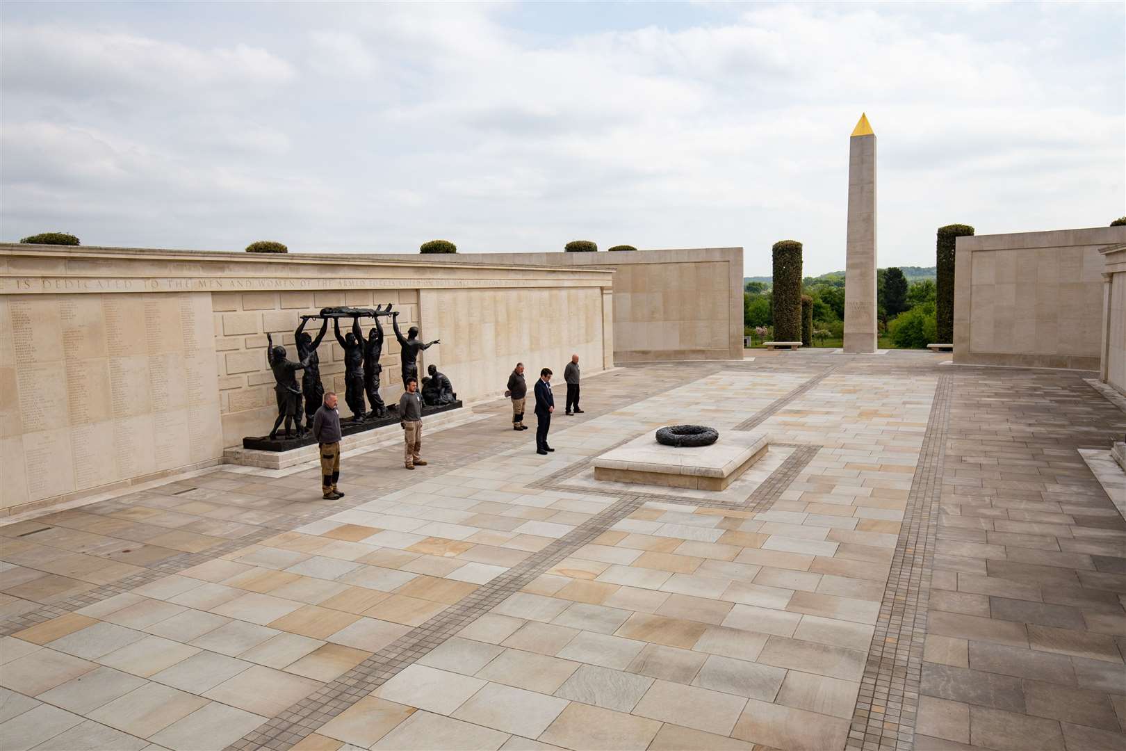 A service will be broadcast from the National Memorial Arboretum in Alrewas, Staffordshire (PA)