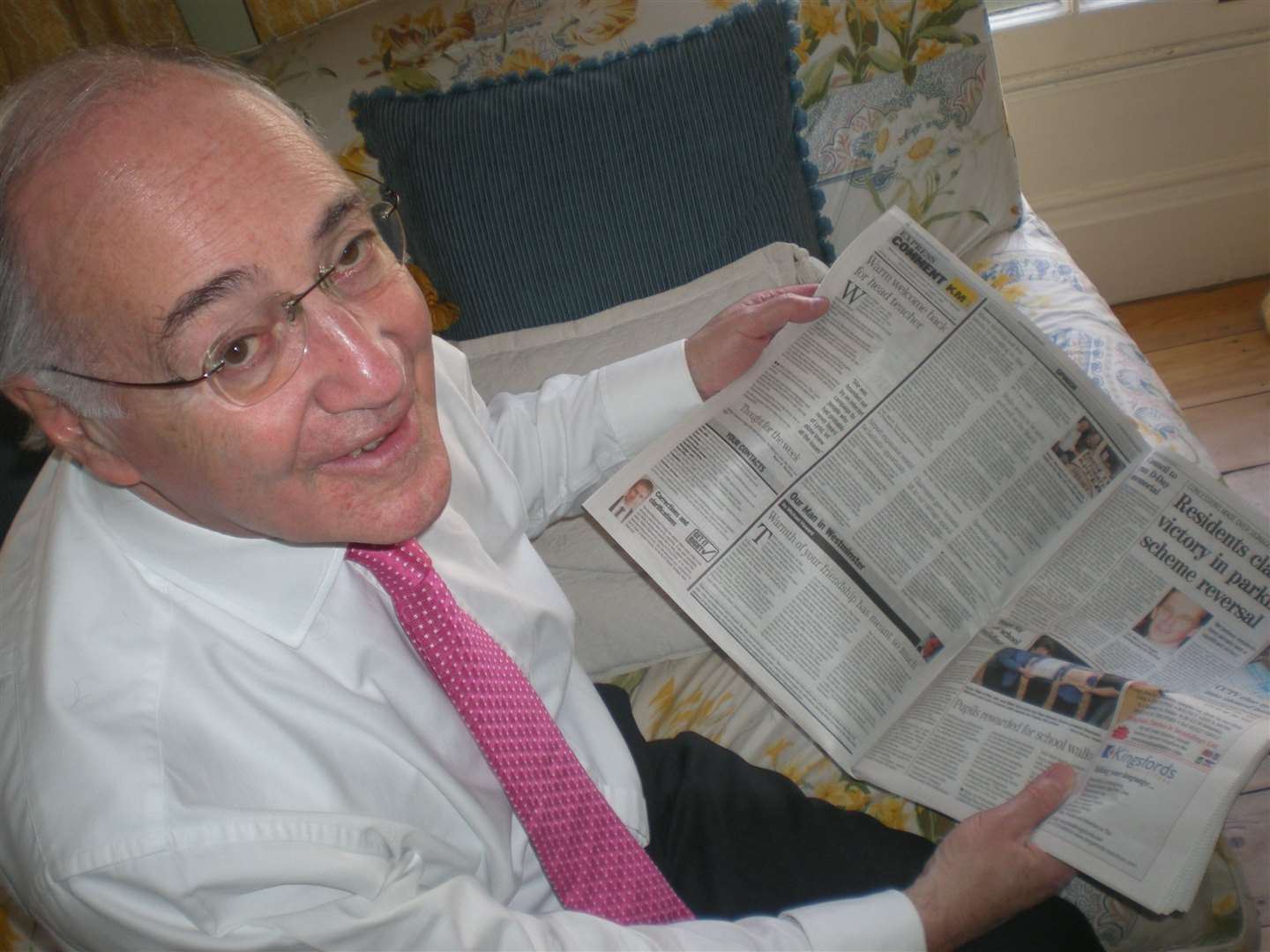 Former Folkestone and Hythe MP Michael Howard in 2010