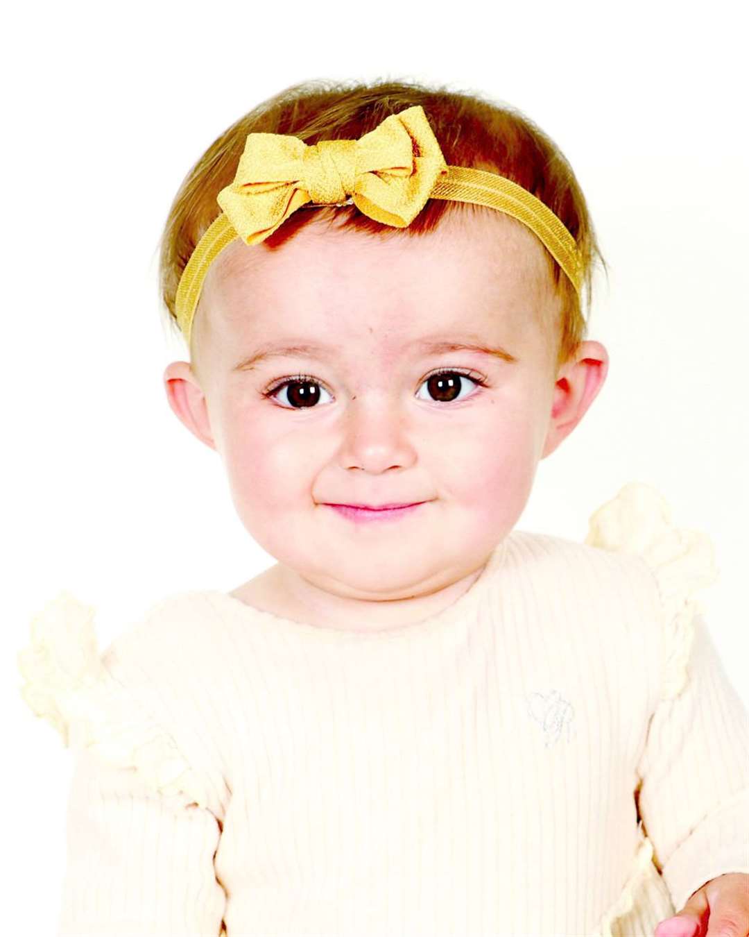 Violet-Marie Pearce came third in the Cute Kids' contest