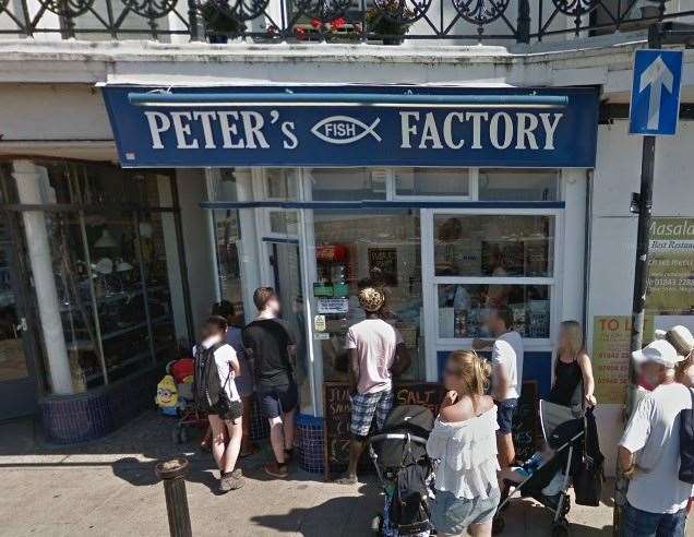 Peter's Fish Factory in Margate. Picture: Google Street View