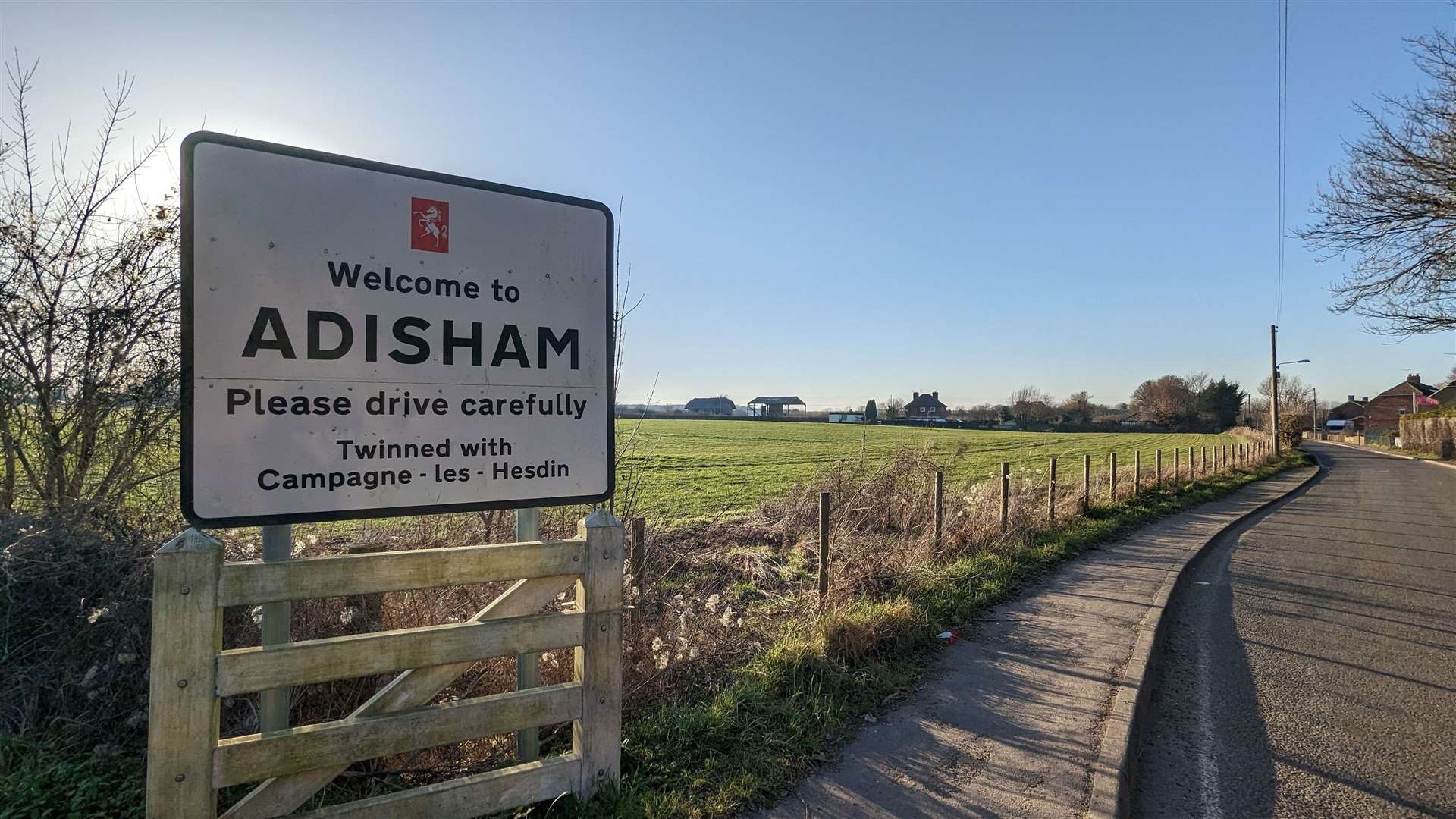 Residents in Adisham are fiercely opposed to plans for the 3,200-home Cooting Farm "super estate"