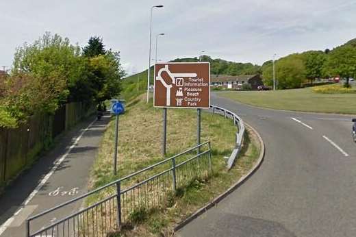 The girl reported a sex attack in a Folkestone underpass. Picture: Google Street View