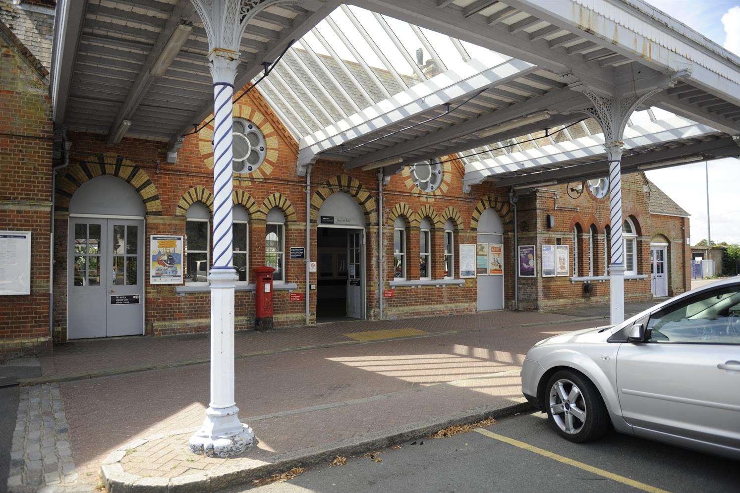 Paramedics were called to Herne Bay railway station