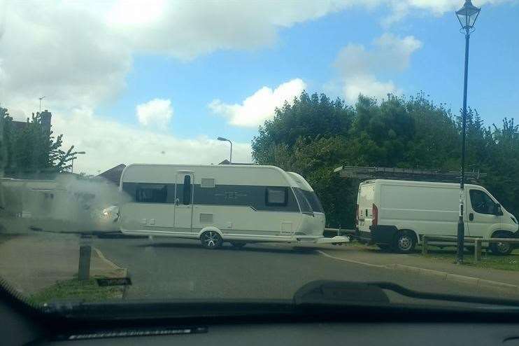 Swale council worked with police to remove the travellers