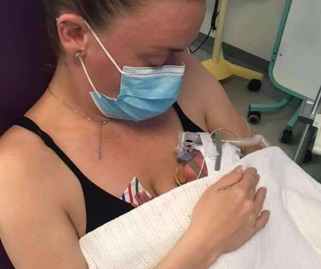 Elizabeth 'Libbie' Hamilton gave birth to her son who she shares with Josh last year but she died in June this year. Pictures: Joshua Johnson