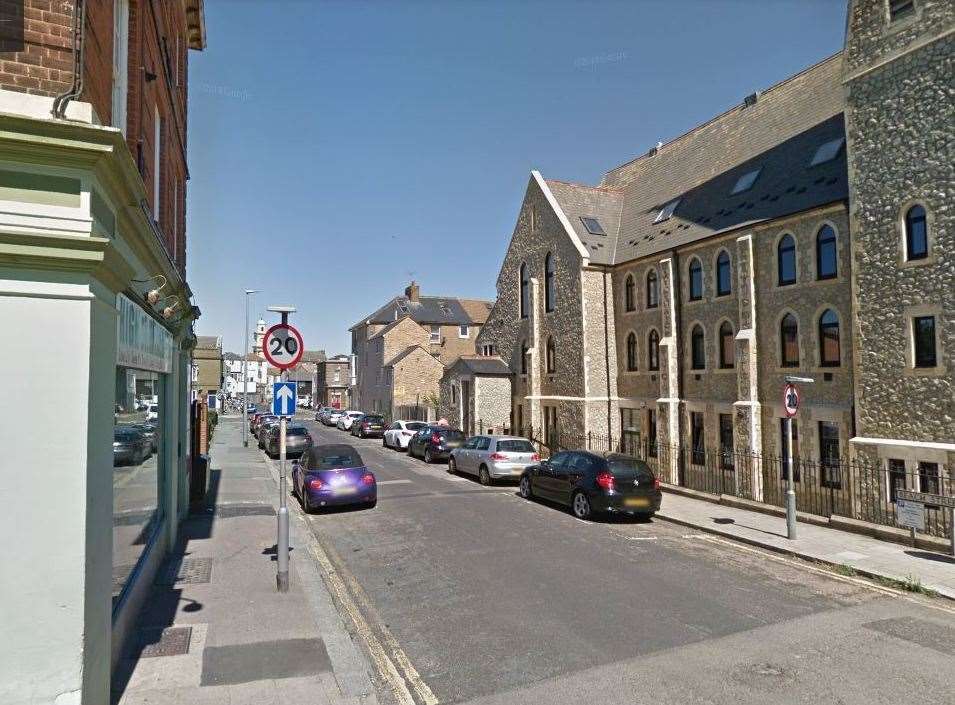 The incident happened in Herne Bay centre. Pic: Google Street View (10220905)