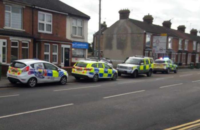 Officers were joined by paramedics at the scene. Credit: Tobe Leigh